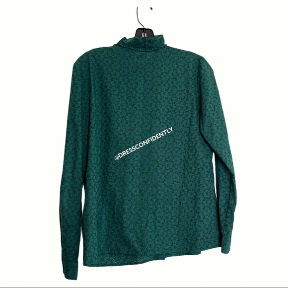 Sézane Solange Floral Eyelet Ruffle Top - Picture 7 of 9